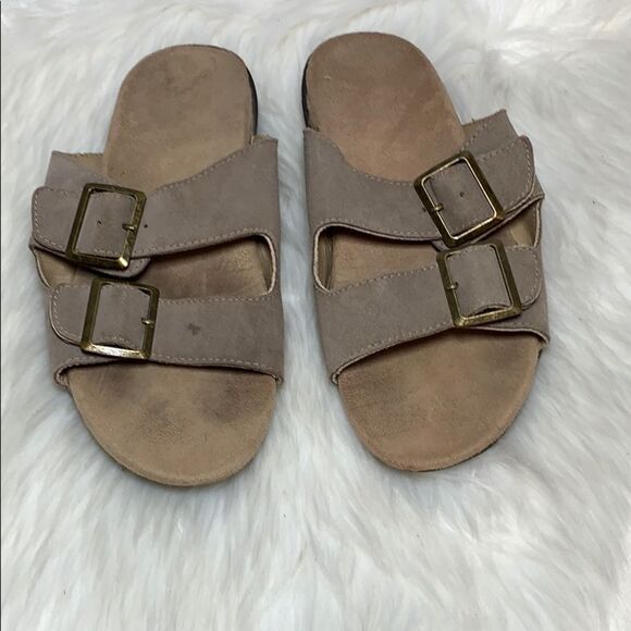 Jambu J-41 Pingree Tan Suede Slide Sandals… - Picture 3 of 7